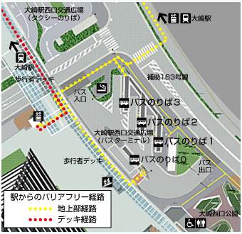 大崎駅西口バスターミナル