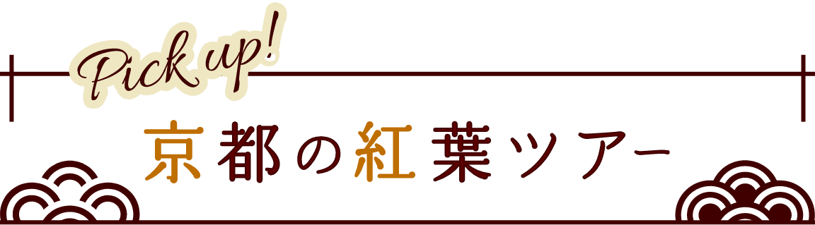 Pickup 京都の紅葉ツアー