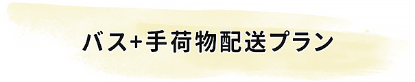 バス+手荷物配送プラン