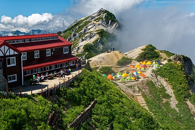 燕岳、大天井岳、常念岳