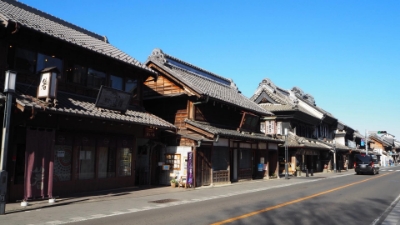 川越蔵造りの街並み
