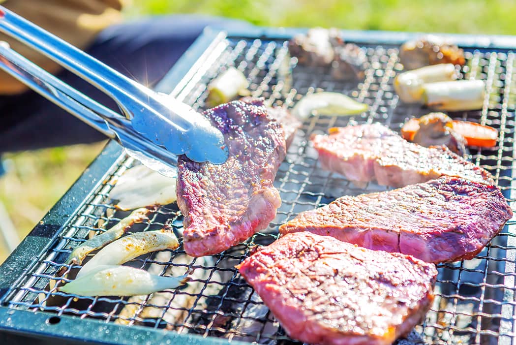 昼食のBBQではファン同士の交流もお楽しみください（写真はイメージです）