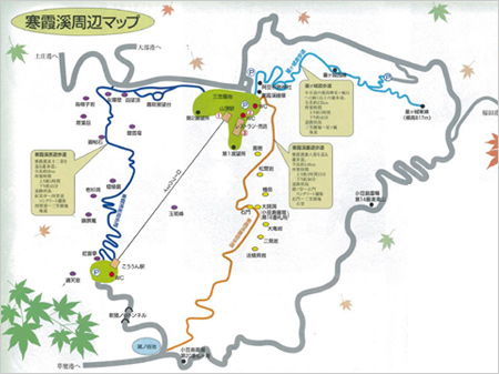 寒霞渓 ハイキングコース