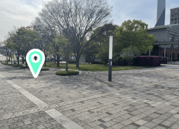 武蔵野大学3号館前