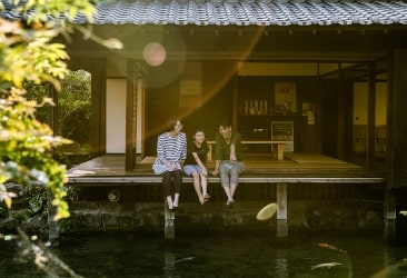 湧水庭園”四明荘”