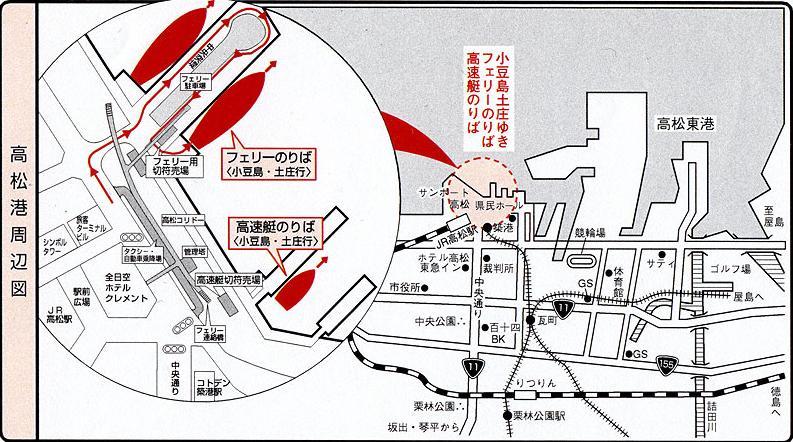 ターミナル周辺図です。